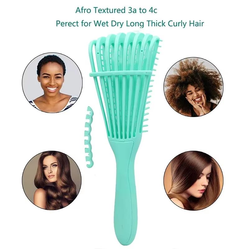 Curly Hair Detangling Brush For Women And Men Scalp Massage Comb Hair Brush