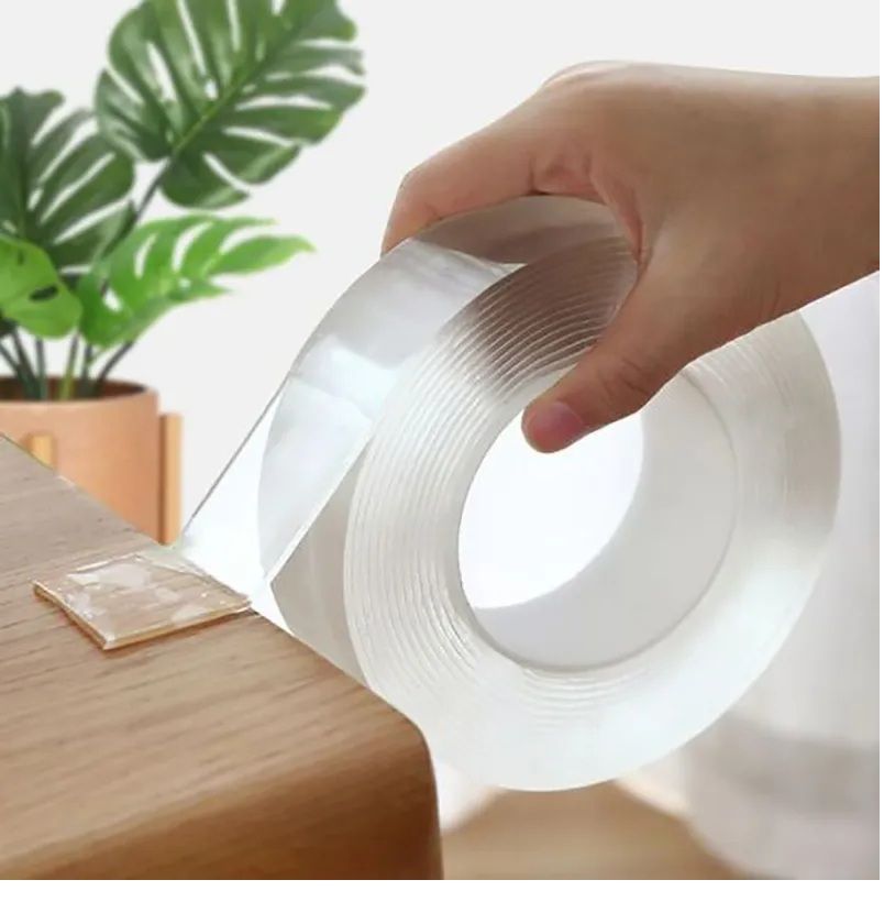 Nano Tape 3 Meter - Transparent Ivy Grip Double Sides Silicone