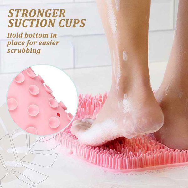 Shower Mat For Feet And Back/Scrubber