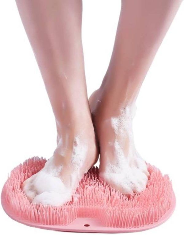 Shower Mat For Feet And Back/Scrubber
