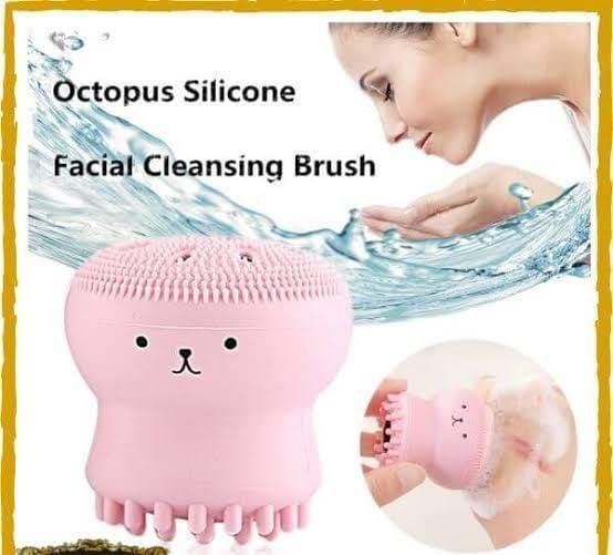 Silicone Facial Cleansing Brush – Deep Pore Exfoliating & Makeup Removal Tool