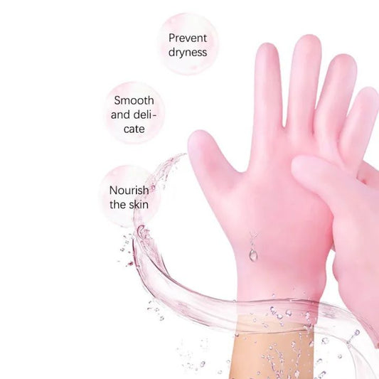 Silicon Moisturizing Gloves – Whitening, Exfoliating & Smooth Hand Care Silicone Gloves
