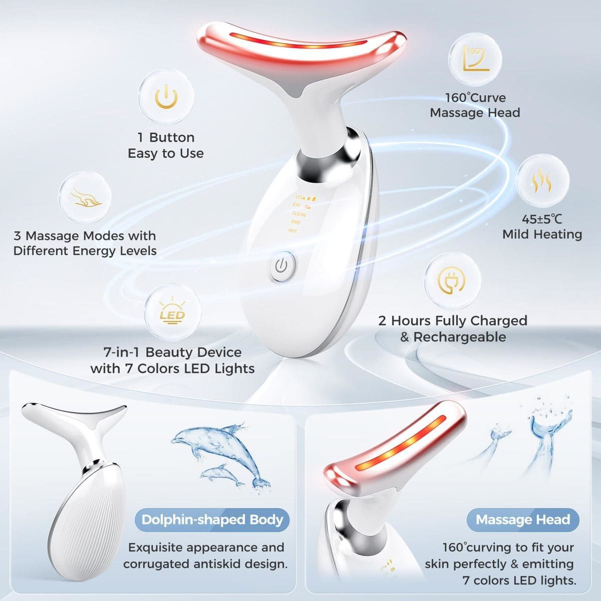 SwiftLift™️ Face & Neck massager | Anti Aging & Wrinkle Removal Device