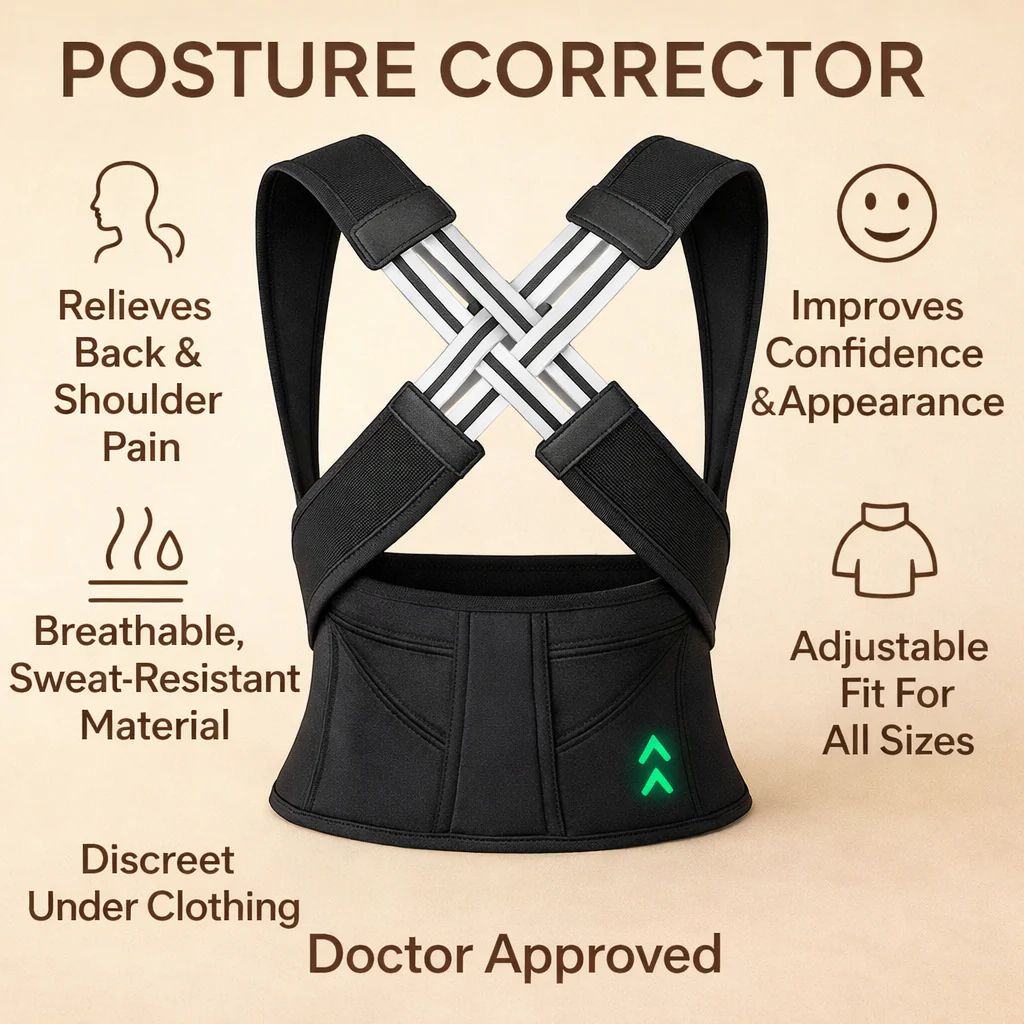 SwiftAlign™️ Posture Trainer |Adjustable Back Support Brace for Men & Women