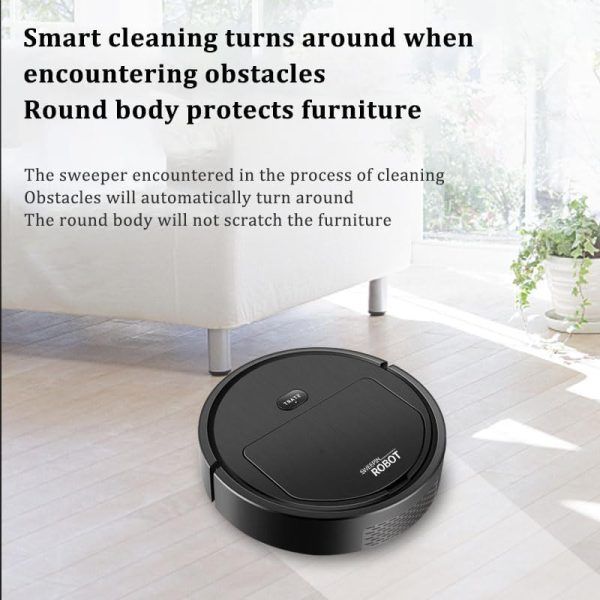 Mini Smart Sweeping Robot – Wireless Automatic Vacuum Cleaner for Home