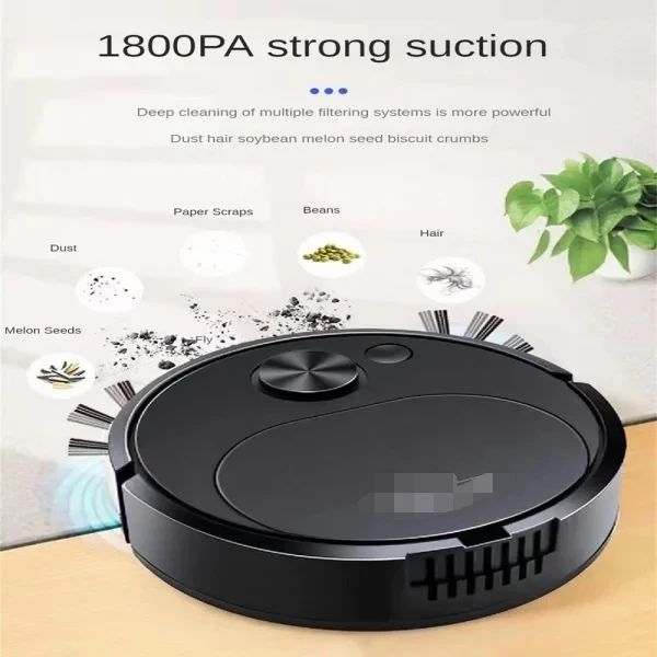 Mini Smart Sweeping Robot – Wireless Automatic Vacuum Cleaner for Home