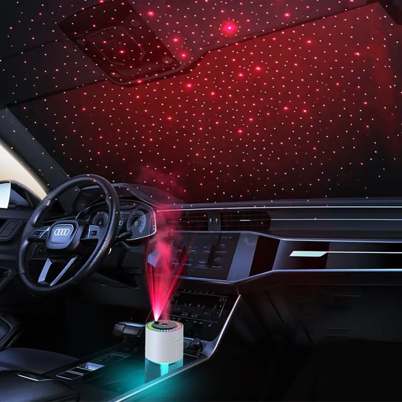 Desktop Starry Sky Humidifier with Colorful Light & Projection – Mini Portable Cool Mist Diffuser