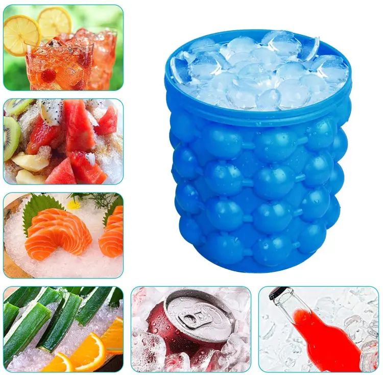 Ice Cube Maker Genie – Space-Saving Revolutionary Ice Genie Cup