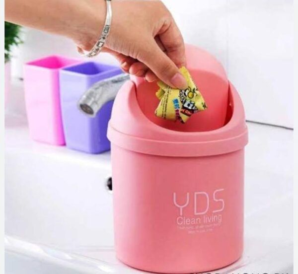 Mini Dustbin Desktop Table Small