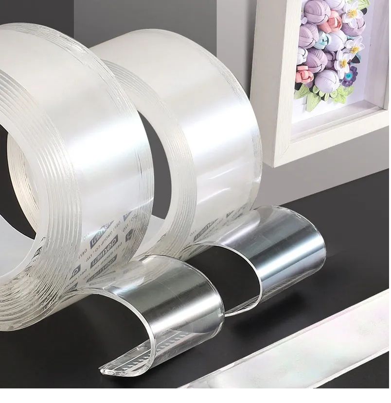 Nano Tape 3 Meter - Transparent Ivy Grip Double Sides Silicone