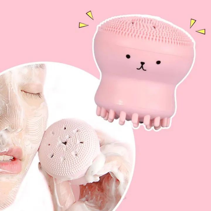 Silicone Facial Cleansing Brush – Deep Pore Exfoliating & Makeup Removal Tool