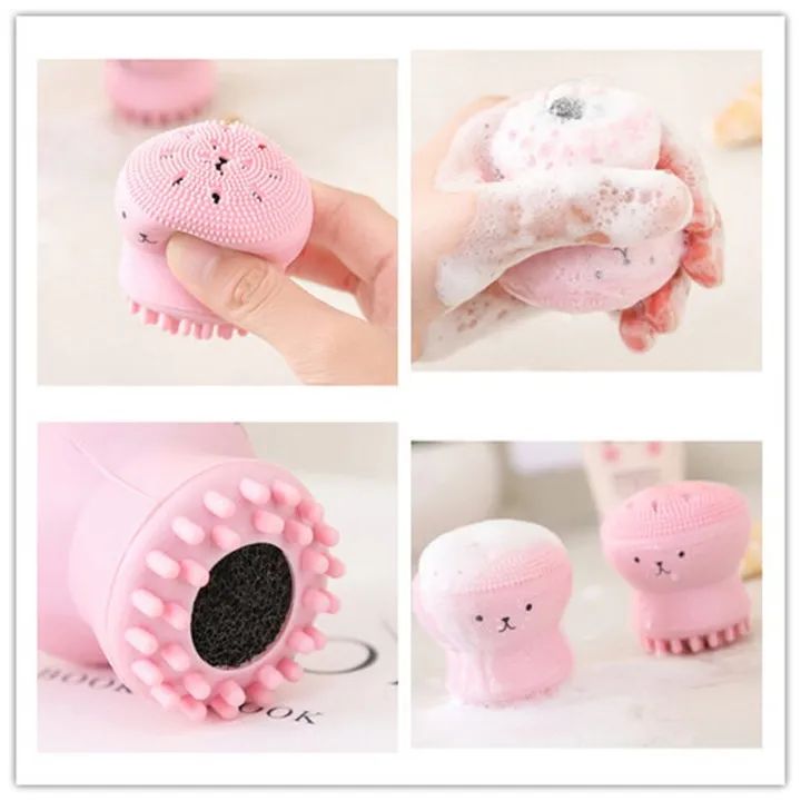 Silicone Facial Cleansing Brush – Deep Pore Exfoliating & Makeup Removal Tool